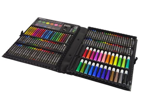 ZESTAW ARTYSTYCZNY DO MALOWANIA WALIZKA 168 ELEMENTÓW