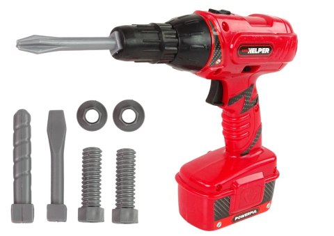 ZESTAW MAJSTERKOWICZA WKRĘTARKA MASECZKA PIŁA OKULARY