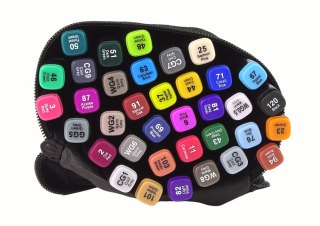 ZESTAW PISAKÓW MARKERÓW TOUCH PRO 36 SZT TORBA MARKERY ALKOHOLOWE