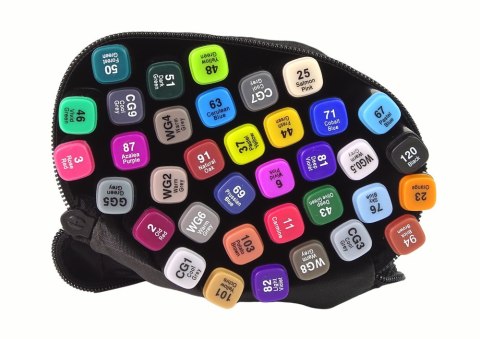 ZESTAW PISAKÓW MARKERÓW TOUCH PRO 36 SZT TORBA MARKERY ALKOHOLOWE