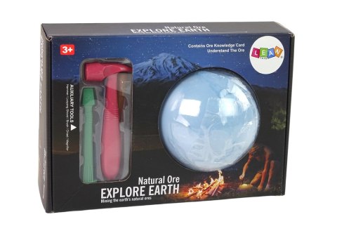 ZESTAW WYKOPALISKA EKSPLORACJA ZIEMIA NARZĘDZIA MINERAŁY FISZKI