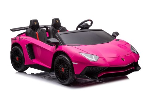AUTO NA AKUMULATOR LAMBORGHINI XXL A8803 RÓŻOWE 24V