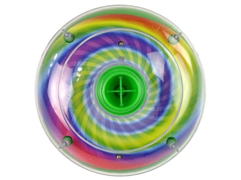 BĄCZEK DO KRĘCENIA ZABAWKA KOLORY DIODY LED MUZYKA