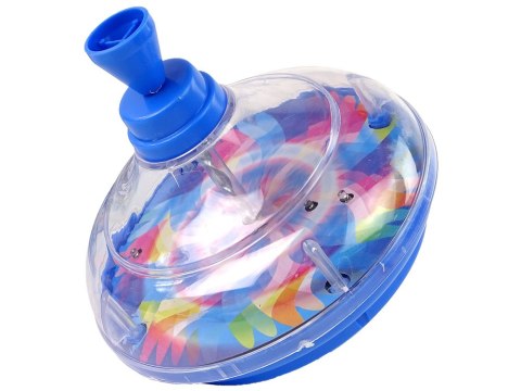 BĄCZEK DO KRĘCENIA ZABAWKA KOLORY DIODY LED MUZYKA