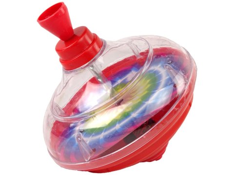 BĄCZEK DO KRĘCENIA ZABAWKA KOLORY DIODY LED MUZYKA