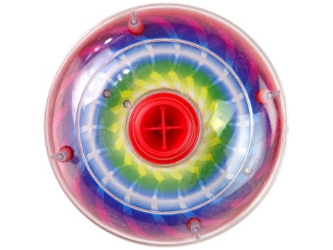 BĄCZEK DO KRĘCENIA ZABAWKA KOLORY DIODY LED MUZYKA