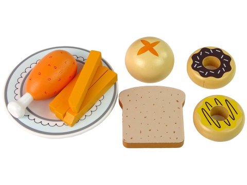 DREWNIANA KUCHENKA MIKROFALOWA MIKROFALÓWKA JEDZENIE BIAŁA