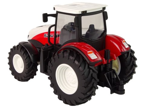 TRAKTOR ROLNICZY 1:24 ZDALNIE STEROWANY R/C PILOT FARMA BIAŁO CZERWONY