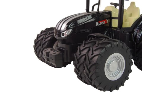 TRAKTOR ZDALNIE STEROWANY R/C CZARNY 2,4G METAL