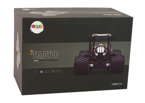 TRAKTOR ZDALNIE STEROWANY R/C CZARNY 2,4G METAL