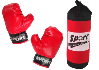 ZESTAW BOKSERSKI WOREK RĘKAWICE BOKSERSKIE BOXING SET