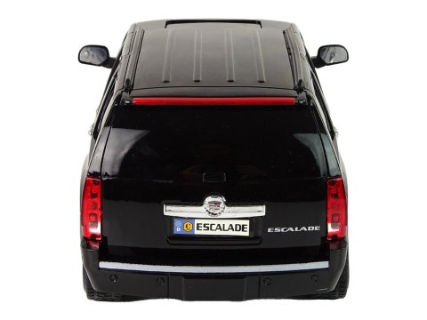 AUTO CADILLAC ESCALADE R/C CZARNY ŚWIATŁA DŹWIĘK 1:16