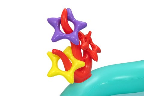 DMUCHANY PLAC ZABAW MAŁA SYRENKA 221 X 193 X 117 CM BESTWAY 91097