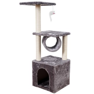 DRAPAK DLA KOTA Z DOMKIEM TUNELEM PLATFORMY 30X30X107CM