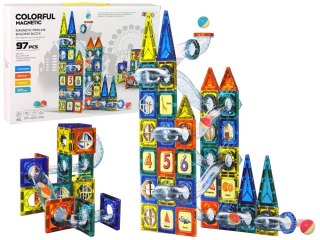 KLOCKI MAGNETYCZNE ZAMEK TOR DLA KULEK 97 ELEMENTÓW