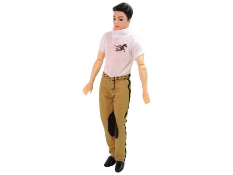 LALKA Z BIAŁYM KONIEM FIGURKI AKCESORIA