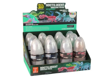 OTWIERANE JAJO DINOZAURA FIGURKA KRYSTALICZNE LOSOWY DINOZAUR