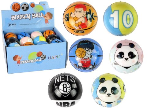 PIŁECZKA MIĘKKA MAŁA WZORY KOLORY DLA DZIECKA 7 CM ŚREDNICY