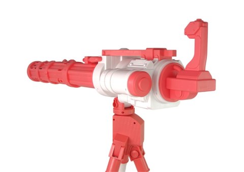 PISTOLET NA STATYWIE BAŃKI MYDLANE RÓŻOWY