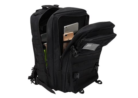 PLECAK MILITARNY WOJSKOWY TAKTYCZNY CZARNY 40-60L