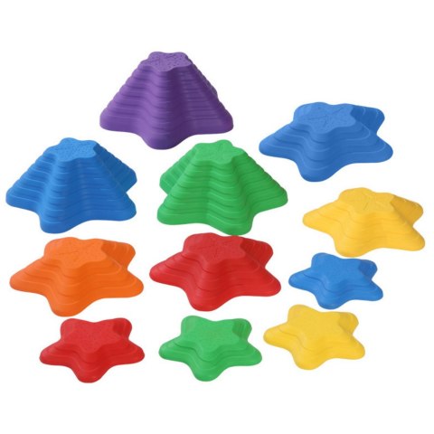 ŚCIEŻKA SENSORYCZNA KAMIENIE 3 ROZMIARY 6 KAMIENI KOLOROWE