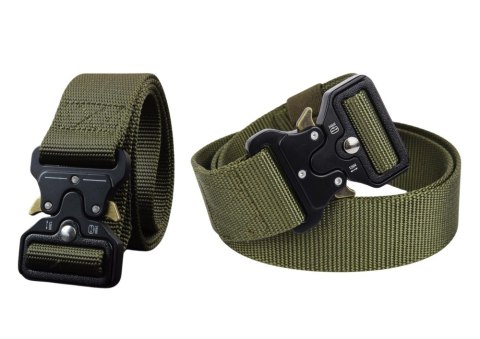 TAKTYCZNY PAS MILITARNY PARCIANY CZARNY 120 X 3,8CM