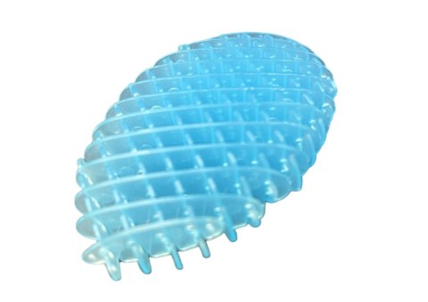 ZABAWKA FIDGET NIEBIESKA PRZEZROCZYSTA ANTYSTRESOWA KOLOROWA ELASTYCZNA 5CM