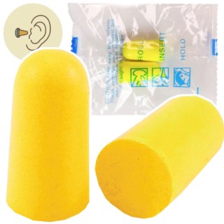 ZATYCZKI WYGŁUSZAJĄCE STOPERY DO USZU 24,5MM 13MM