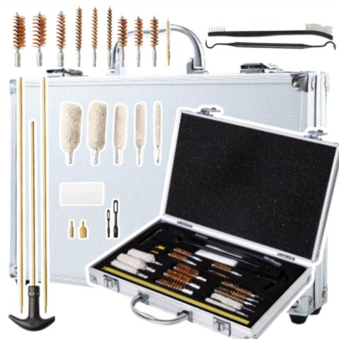 ZESTAW DO CZYSZCZENIA BRONI W WALIZCE WYCIOR 24 EL