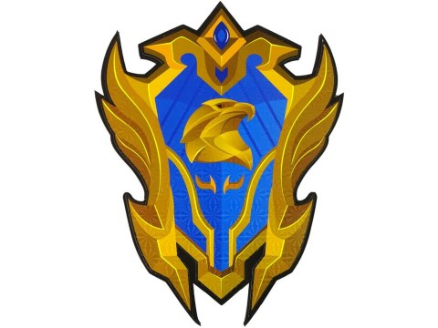 ZESTAW NIEBIESKI WOJOWNIKA MIECZ TARCZA Z PIANKI EVA.