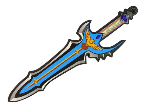 ZESTAW NIEBIESKI WOJOWNIKA MIECZ TARCZA Z PIANKI EVA.