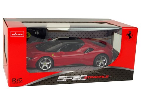 AUTO R/C FERRARI SF90 1:14 RASTAR CZERWONE