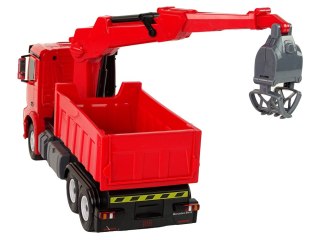 CIĘŻARÓWKA Z CHWYTAKIEM MERCEDES RASTAR CZERWONA