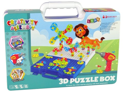 KLOCKI KONSTRUKCYJNE 3D DIY DINOZAURY