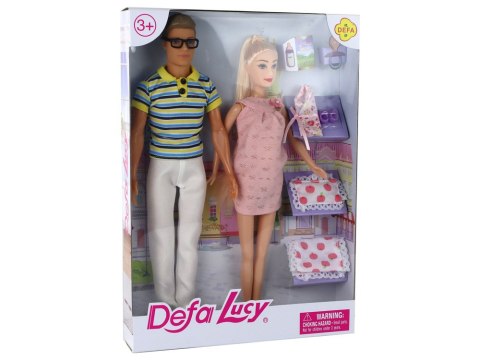 LALKA RODZINA CHŁOPAK DZIEWCZYNA LUCY W CIĄŻY