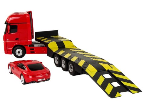 LAWETA AUTKO R/C MERCEDES-BENZ 1:26 CZERWONE