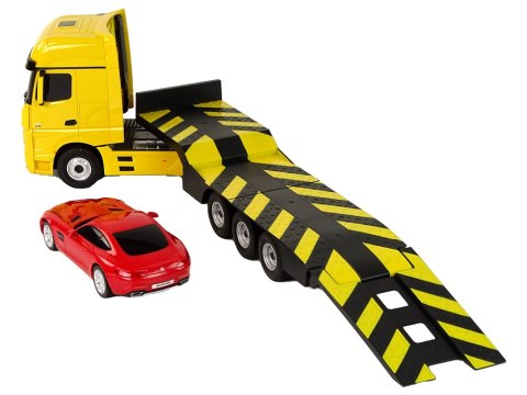 LAWETA AUTKO R/C MERCEDES-BENZ 1:26 ŻÓŁTE CZERWONE