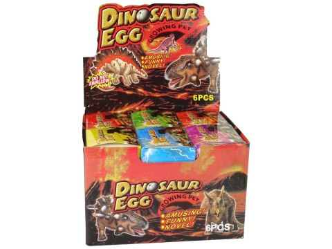 ROSNĄCE JAJO DINOZAURA 12 CM