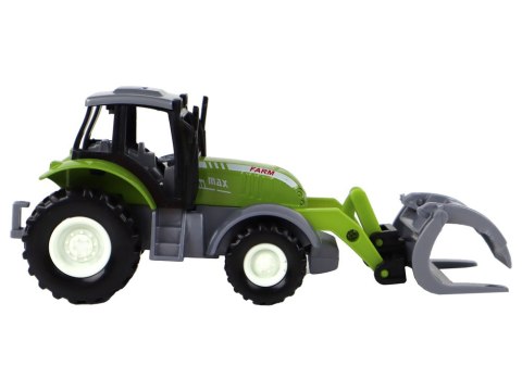TRAKTOR KOPARKA ZIELONY KROKODYLEK POJAZD ROLNICZY