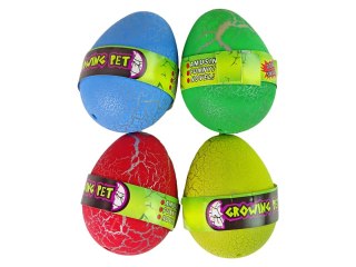 WYKLUWAJĄCE SIĘ MAGICZNE JAJKO DINOZAURA ROSNĄCE 6 CM KOLOROWE