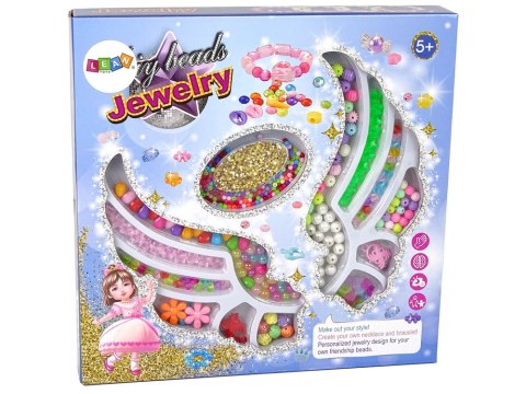 ZESTAW DO ROBIENIA BIŻUTERII KORALIKI WISIORKI