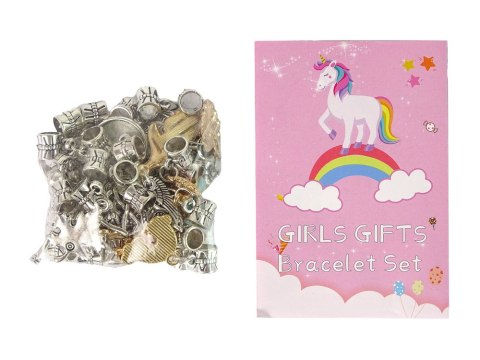 ZESTAW DO ROBIENIA BRANSOLETEK DIY 90 KORALIKÓW