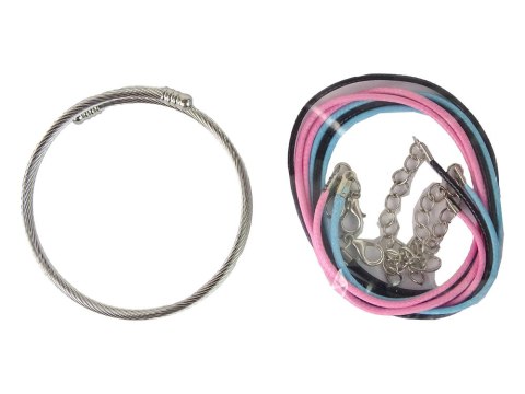 ZESTAW DO ROBIENIA BRANSOLETEK DIY 90 KORALIKÓW