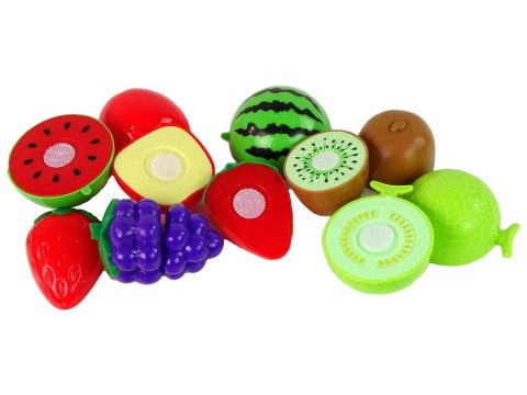 ZESTAW OWOCÓW DO KROJENIA DESKA TALERZYK SZTUĆCE
