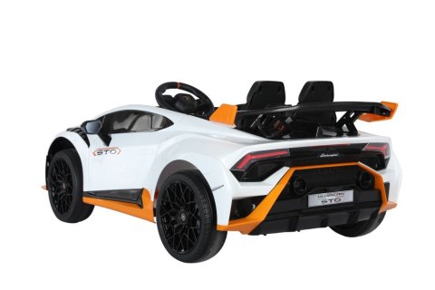 AUTO NA AKUMULATOR LAMBORGHINI STO DRIFT BIAŁE