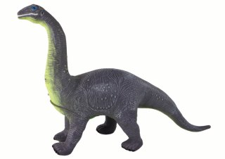 DUŻA FIGURKA DINOZAUR BRACHIOZAUR DŹWIĘK 33 CM SZARY