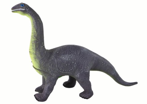 DUŻA FIGURKA DINOZAUR BRACHIOZAUR DŹWIĘK 33 CM SZARY