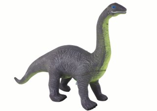 DUŻA FIGURKA DINOZAUR BRACHIOZAUR DŹWIĘK 33 CM SZARY
