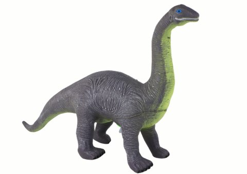 DUŻA FIGURKA DINOZAUR BRACHIOZAUR DŹWIĘK 33 CM SZARY