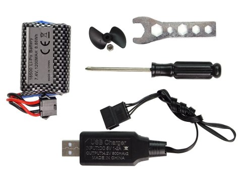 MOTORÓWKA R/C 2,4G CZERWONA 20-25 KM/H